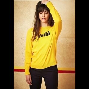 Court & Rowe Voila Crewneck Gauge Sweater